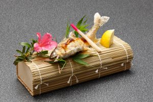 鮎の塩焼き 1,000円（税別）