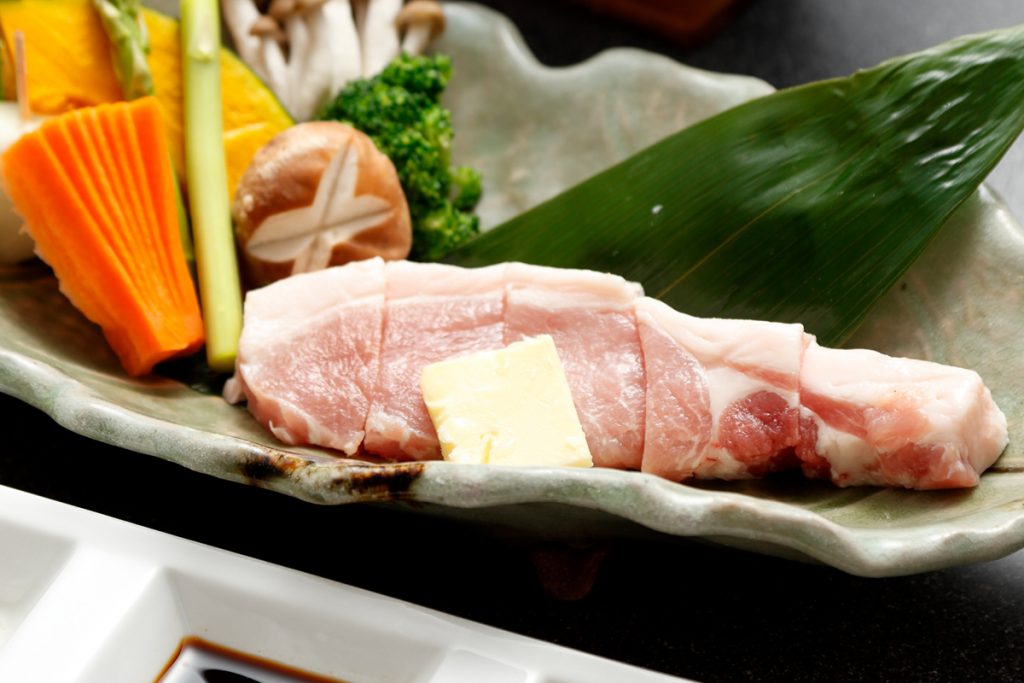 麦豚の石焼ステーキ