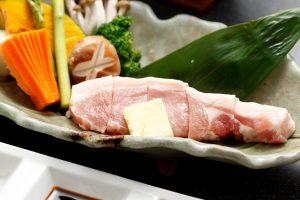 麦豚の石焼ステーキ 1人前 1,000円（税別）