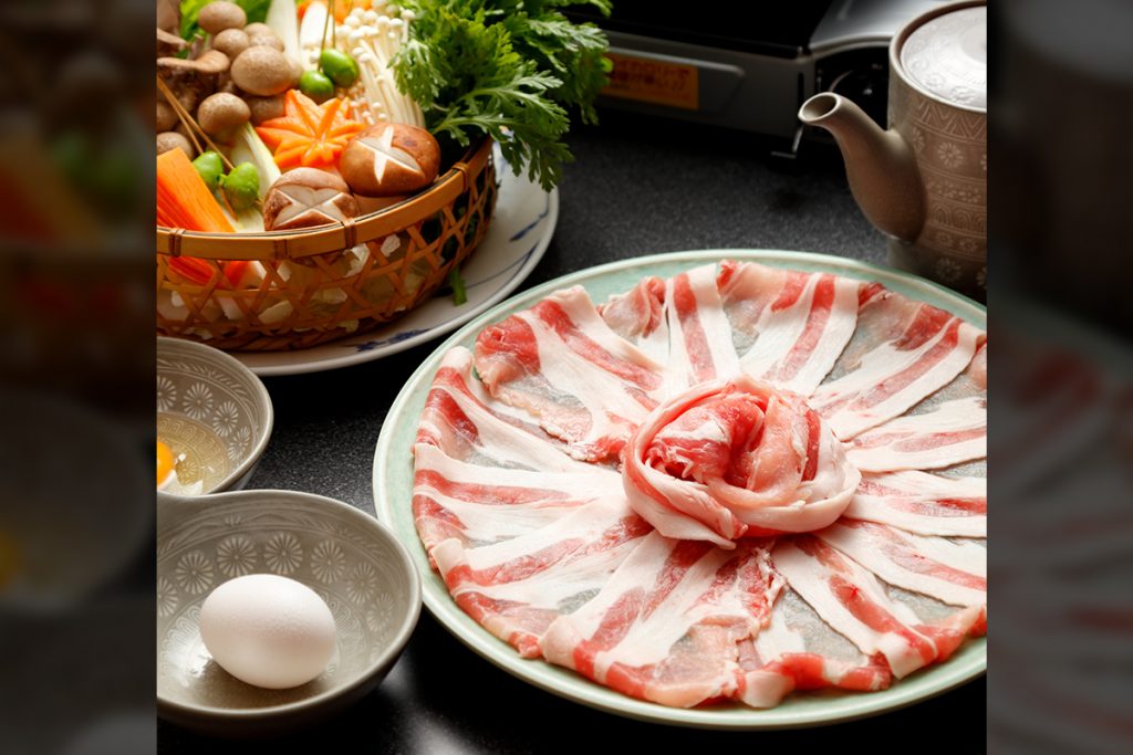 麦豚のすき焼き(2名様より)